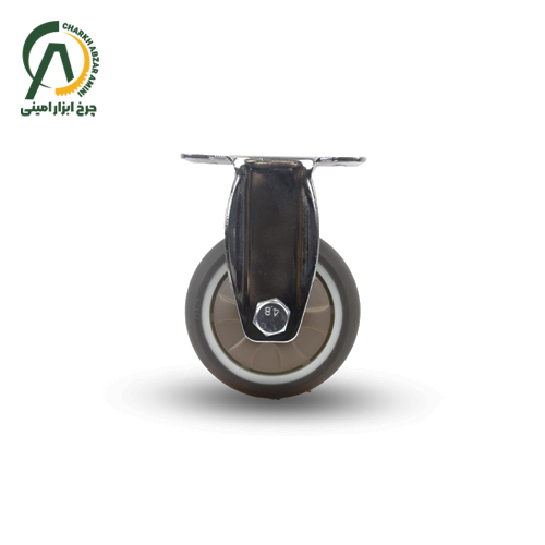 چرخ لوکس بلبرینگی قهوه ای ثابت قطر 75،65،50،40،30،25 میلی متر