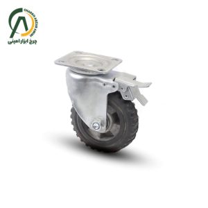 چرخ دایکاست گردان ترمزدار قطر 200،160،125،100،75 میلی متر