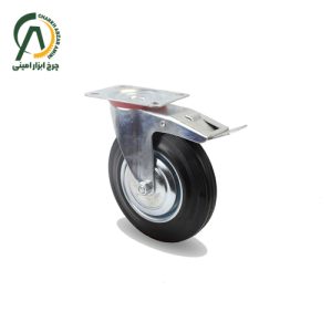 چرخ ورقی گردان ترمزدار قطر 200،160،125،100،75 میلی متر