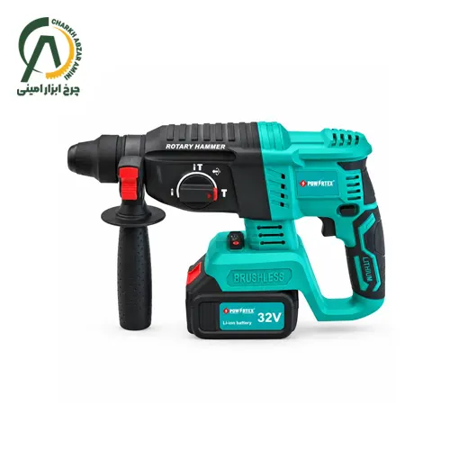 دریل سه حالته ۳۲ ولت ۴ آمپر پاورتکس مدل PPT-CRH-32-4.0