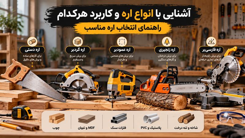انواع اره