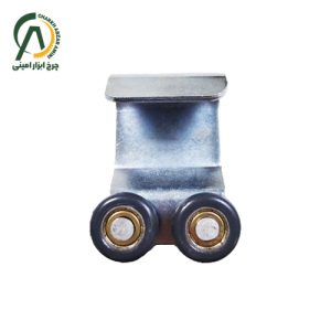 قرقره (بلبرینگ) آویز فرش تفلونی 4 چرخ 3x3 درجه یک (فلزی)