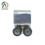 قرقره (بلبرینگ) آویز فرش تفلونی 4 چرخ 3x3 درجه یک (فلزی)