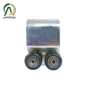قرقره (بلبرینگ) آویز فرش تفلونی 4 چرخ 3x3 درجه یک (فلزی)
