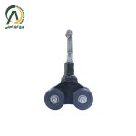 قرقره (بلبرینگ) آویز فرش روکش دار با پیچ 4 چرخ 4x4 درجه یک