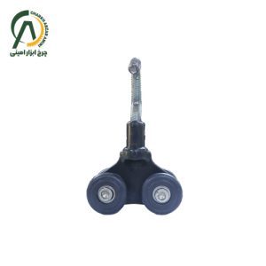 قرقره (بلبرینگ) آویز فرش روکش دار با پیچ 4 چرخ 4x4 درجه یک