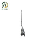 قرقره (بلبرینگ) 4 چرخ سر ستون کانتینر 5x5 درجه یک