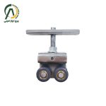 قرقره (بلبرینگ) بالای درب 4 چرخ روکش دار 3x3 درجه یک
