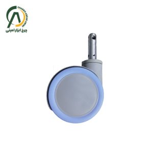چرخ بیمارستانی ترمز مرکز S گردان دو حالته قطر 150 میلی متر