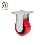 چرخ پلی آمید قرمز وارداتی ثابت قطر 100 و 125 و 160 و 200 میلی متر