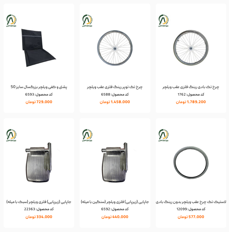 خرید انواع چرخ ویلچر