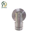 قرقره (بلبرینگ) زیر درب فولادی قطر 6 و 8 و 10 سانت 360 درجه 50 میلی متر گردان