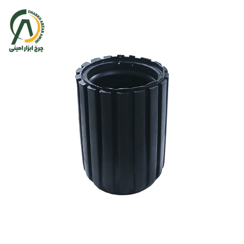 ته پایه لاستیکی شیاردار پیانویی گرد نافی 25 میلی متر