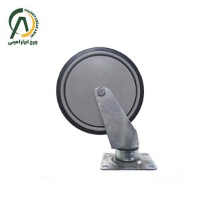 چرخ فروشگاهی کف بلبرینگ B گردان قطر 200 میلی متر
