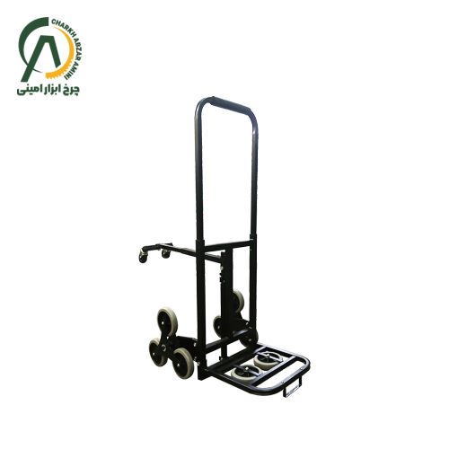 چرخ دستی تاشو پله رو با پایه چرخ دار کمکی مدل HC-23