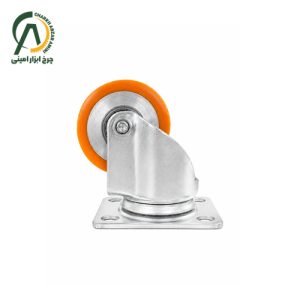 چرخ پلی اورتان وارداتی گاو صندوقی (یخچالی) گردان قطر 40 و 50 میلی متر