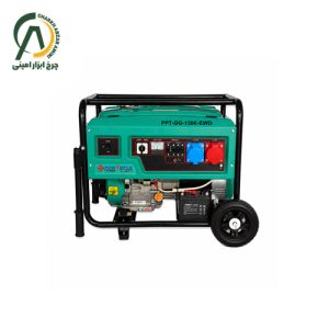 موتور برق 10000 وات استارتی و هندلی پاورتکس مدل PPT-GG-13000-EWD